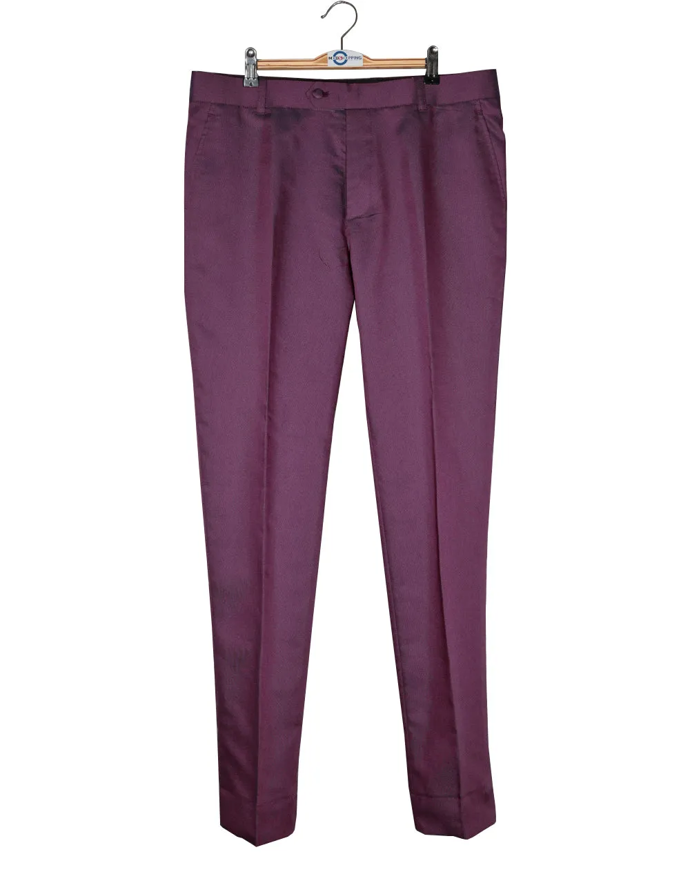 Wine and Blue Two Tone Suit