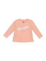 Wrangler Little Girl's Logo Crew Sweatshirt